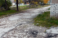 Улици с дупки във Велинград